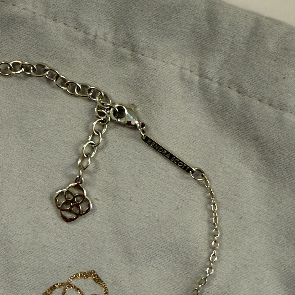Kendra Scott Gold Necklace with Iridescent Stone - Picture 5 of 5